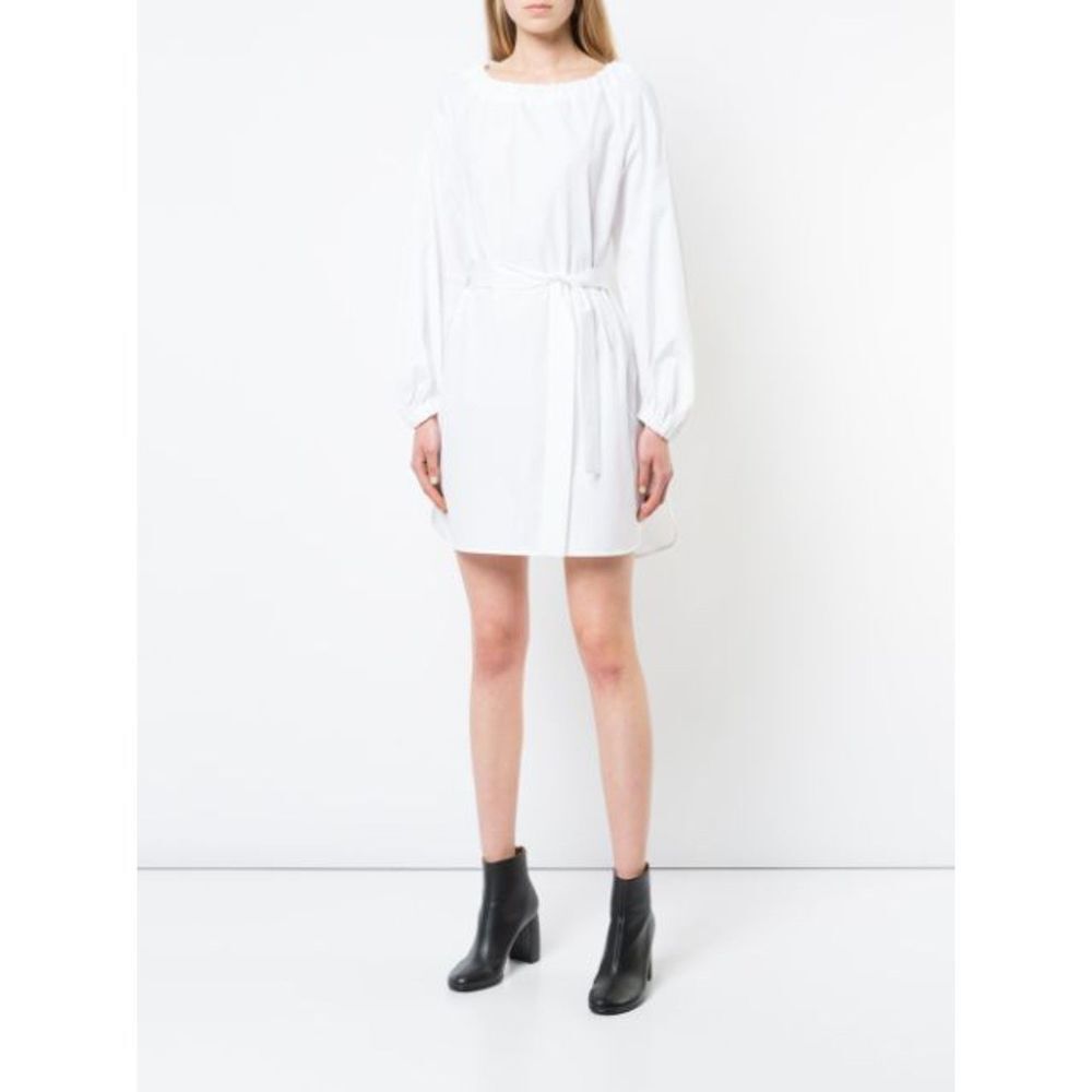 JASON WU GREY Belted Shift Mini Dress in White NWT Sz 4